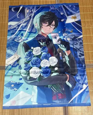 니지산지 VOLTACTION 시키나기 아키라 생일 천 포스터