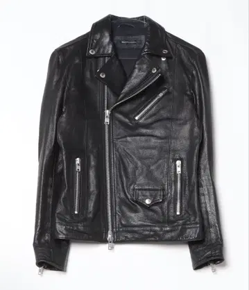 미사용에 가까운 BLACK by VANQUISH 더블 라이더 자켓