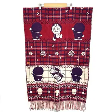 도라에몽 미래 백화점 한정판 리버서블 스톨 귀중 빨간색 새상품급