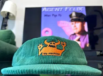 USA TOY MACHINE 토이머신 스케이트보드 코듀로이 캡 그린