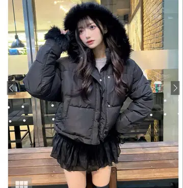 GRL 멀티 Way 후드 부착 퍼 다운 자켓 [ kd81 ]