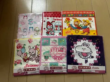 SWIMMER 캐릭터 복권 E상 핸드 타월 세트 판매 6개