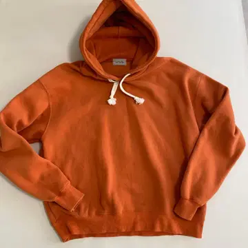 searoomlynn 볼륨 스웨트 후드티 오렌지