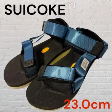 [ SUICOKE ] 스포츠 샌들 23.0cm 파랑 비브람 스이코크