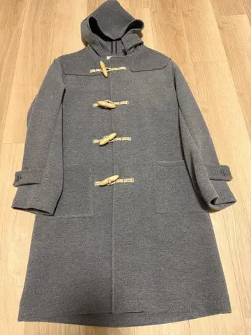 BONCOURA 울 더플 코트 본쿠라 살롱 한정판 36 새상품 그레이