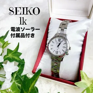SEIKO 세이코 루키아 라메 다이얼 실버 솔라 전파 손목시계