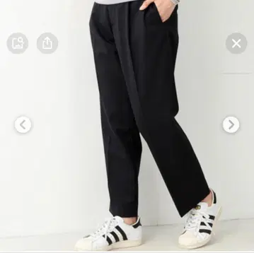 BEAMSBOY 울 개버 슬랙스 네이비