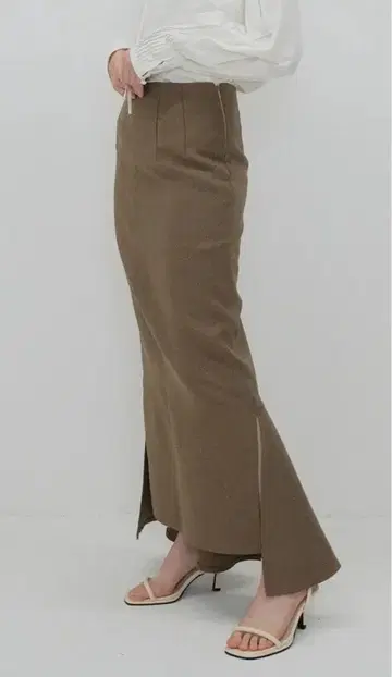 clastellar 하이 웨이스트 머메이드 스커트