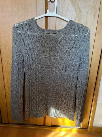 CABANE de ZUCCA 그레이 니트 스웨터