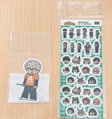 히로아카 지로리 투성이 시트 스티커 바쿠고 다이컷 스티커