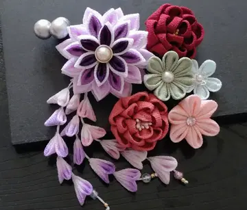 츠마미자이쿠 머리 장식 성인식, 졸업식, 결혼식, 시치고산