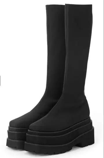 GRL 스트레치 플랫 통굽 롱 부츠 [gd1586] 새상품