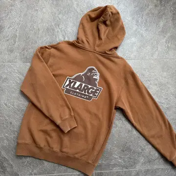 XLARGE/S/후드티/브라운/엑스라지