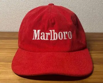 Marlboro 빨간색 코듀로이 캡