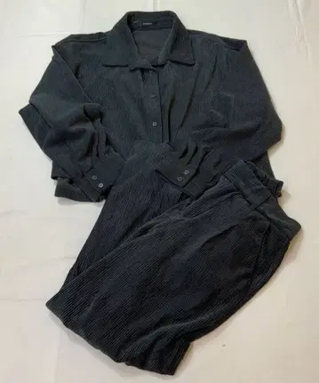 지나시스 코듀로이 셋업 셔츠 팬츠 F