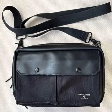 SQUALO WORKS 숄더백 블랙 IKBAG-265