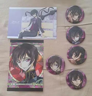 코드기어스 애니메이트 캔뱃지 엽서 를르슈