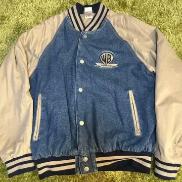 워너 브라더스 데님 바시티 자켓 M