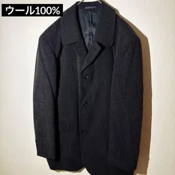 블랙 다크 브라운 코듀로이풍 테일러드 자켓 새상품급 L 울