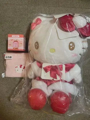 산리오 복권 헬로키티 제일복권 특대형 봉제 인형 1등+2점