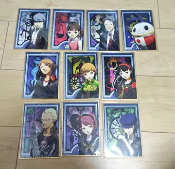 페르소나 4 더 골든 라쿠텐 컬렉션 D상 타로풍 카드 색지 세트