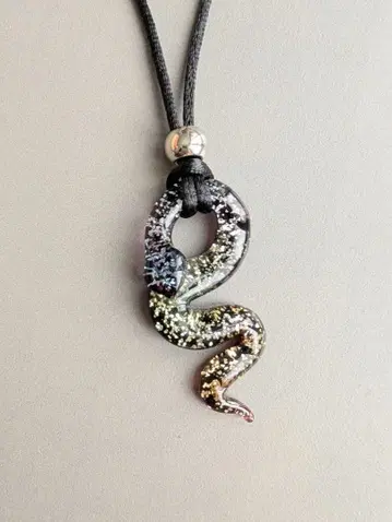 2026년 신상 무라노 유리 스네이크 목걸이