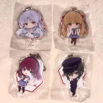 Angel beats! 아크릴 키체인 카나데 유리 유우사 나오이