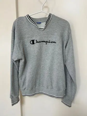 Champion 그레이 맨투맨 트레이닝복 구제 의류