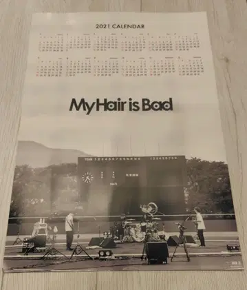My Hair is Bad 마이헤어 2021 캘린더 포스터
