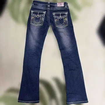 트루 릴리젼 플레어 팬츠 다크 블루