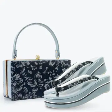 조리 백 세트 성인식 후리소데 고급 자카드 통굽 uzouri83-5