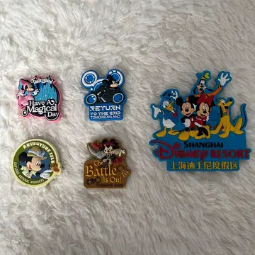 상하이 디즈니 리조트 마그넷 5개 세트