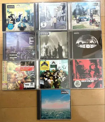 oasis 오아시스 수입반 일본 국내반 CD 앨범 묶음 판매 10장 세트