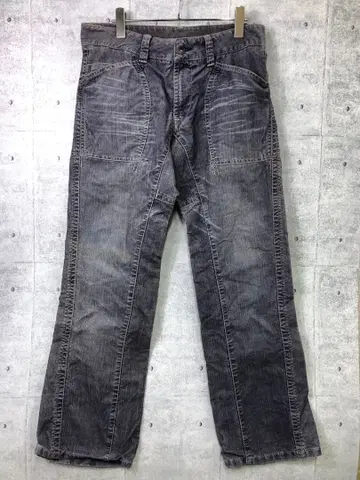 00's Y2K 구제 의류 빈티지 워크 코듀로이 와이드 팬츠