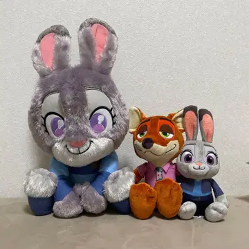 주토피아 봉제 인형 우루리이미 주디 2세트