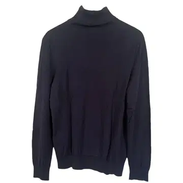 dunhill 던힐 터틀넥 니트 M 네이비 울 100%