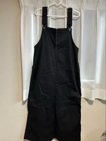 유니버셜 오버롤 오버롤 원피스 블랙