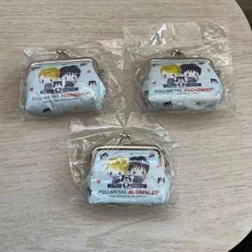[ 미개봉품 ] 강철의 연금술사 산리오 콜라보 가마구치 3개 세트 큐트