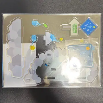 핑크 민테라스 오리지널 아크릴 스탠드 & 스티커 세트 얼음 피크민