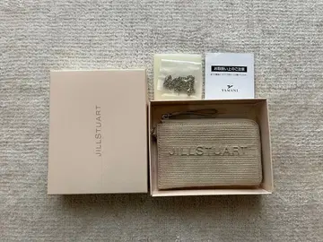 JILLSTUART 패스케이스 키케이스 교통카드 지갑 아이보리