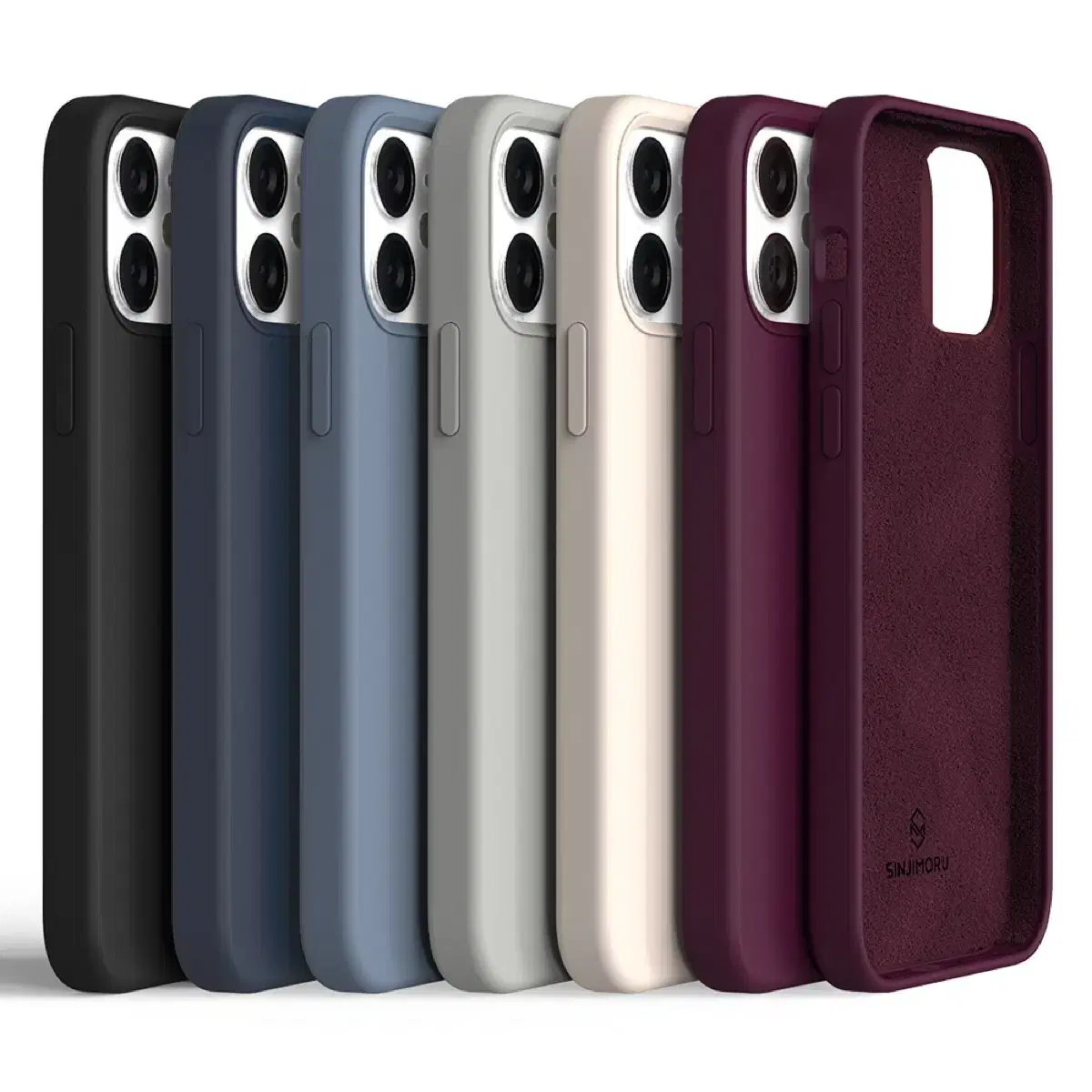 Sinjimoru Custodia In Silicone Per IPhone 14 Max Con MagSafe - Assorbe Urti, Magnetica, Con Slot Per Schede - Colore Nero - 4