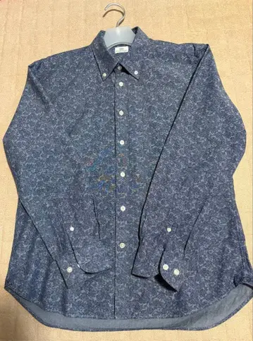 빔즈 페이즐리 무늬 샴브레이 셔츠