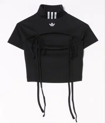 adidas W RIBBON CROP TOP 블랙 JX2537