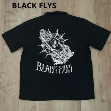 BRACKFLYS 블랙플라이즈 반팔 셔츠 워크 셔츠 마리아 레어 희귀