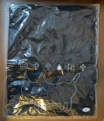 요네즈 켄시 '23 공상 공상 고양이 T 블랙 L 사이즈 티셔츠