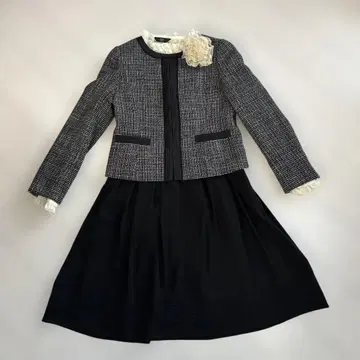 KEITH 자켓+블라우스+스커트+코사지
