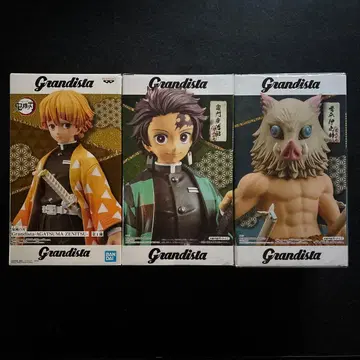 귀멸의 칼날 Grandista 피규어 세트 젠이츠 탄지로 이노스케