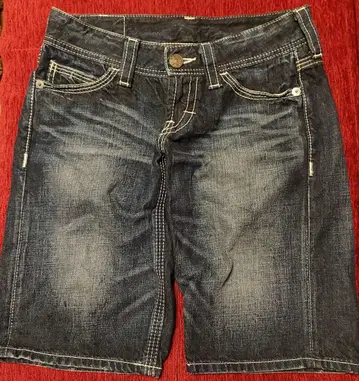 Levi's 데님 숏팬츠 다크 블루