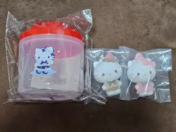 산리오 오토모다치돌 & 캐니스터 ( 헬로키티 )