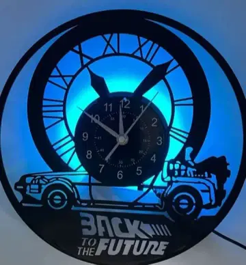 백투더퓨처 BACK TO THE FUTURE 벽시계 LED